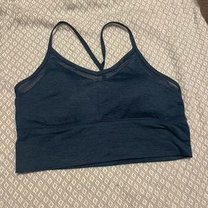 Navy sports bra